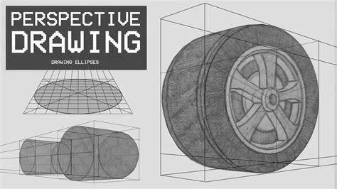 Perspective Drawing 14 - Drawing Ellipses - YouTube