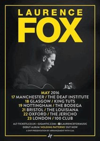 GIG REVIEW: Laurence Fox | Welcome to UK Music Reviews