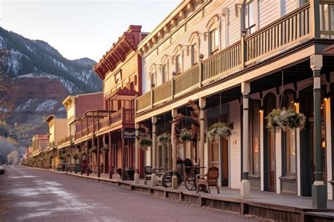 Premium AI Image | Old West Towns professional photography AI Generated