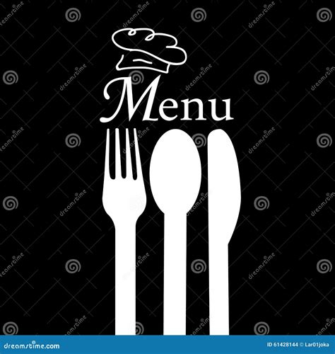Menu design stock illustration. Illustration of food - 61428144