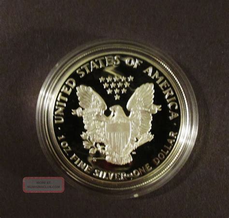 1988 - S American Silver Eagle 1 Oz. Silver Proof Coin Wl - 7