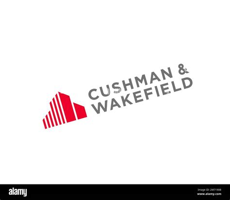 Cushman & Wakefield, rotated logo, white background Stock Photo - Alamy