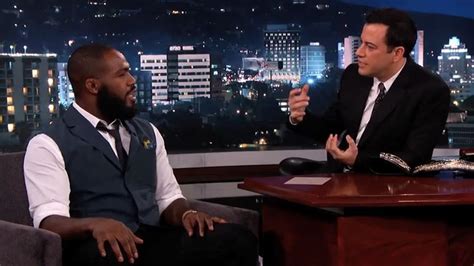 Jon Jones blames 'nervous' Daniel Cormier for brawl on 'Jimmy Kimmel ...