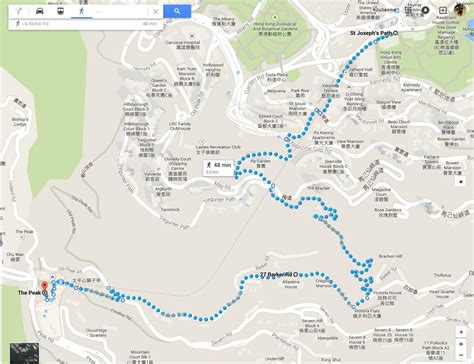 Hong Kong trail map - Hong Kong hiking trails map (China)