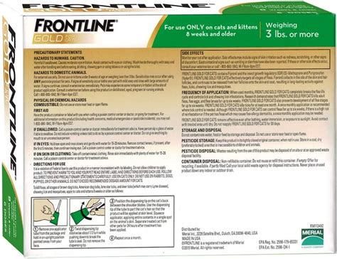 Frontline Gold for Cats (3 Month)