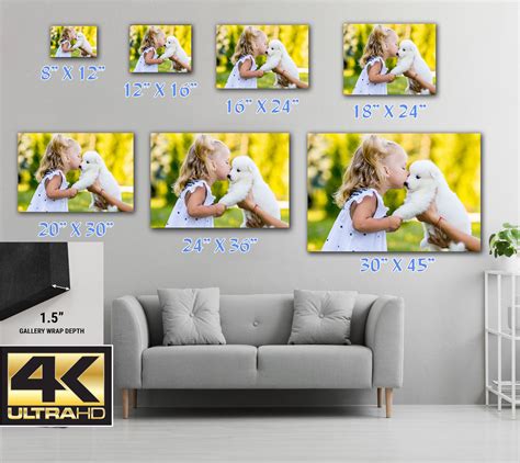 All Sizes5Photo To Canvas Custom Canvas Prints Your Image | Etsy