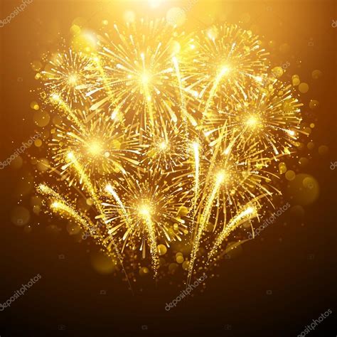 New Year fireworks Stock Vector Image by ©-Baks- #83245630