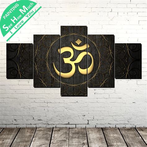 5 Piece Vedic Gods and Goddesses Hinduism Canvas Painting Wall Art Pictures Prints on Canvas ...