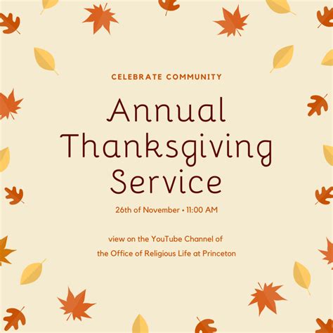 Thanksgiving Service 2020 – Nassau Presbyterian Church