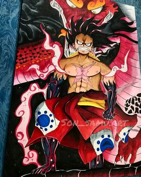 Luffy in wano | Papel de parede psicodelico, Desenhos perfeitos, Desenhos