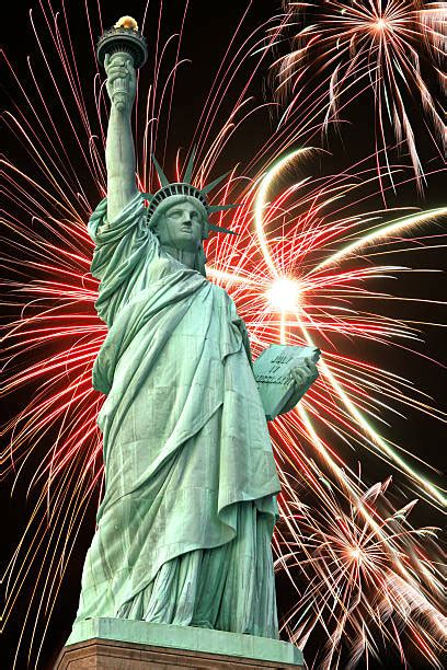 Statue Of Liberty Fireworks Stock Photos, Pictures & Royalty-Free ...