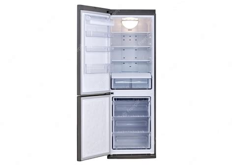 Premium Photo | Stainless steel refrigerator isolated on white