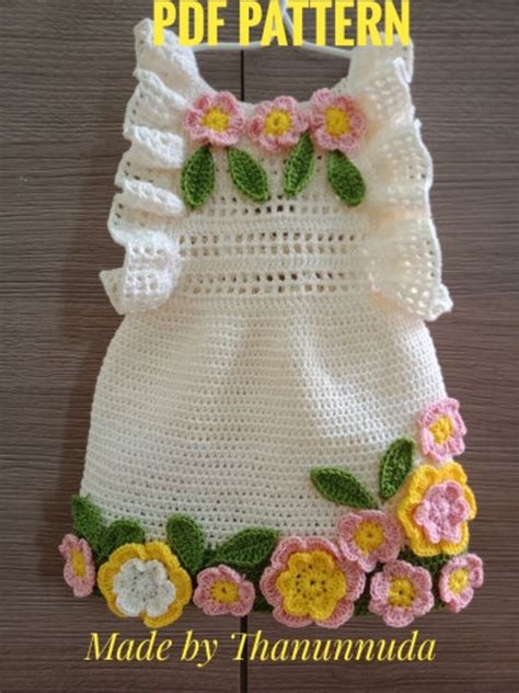 Crochet Baby Dress Pattern ,summer Dress Pattern , Summer Dress Pattern , Crochet Baby Dress ...