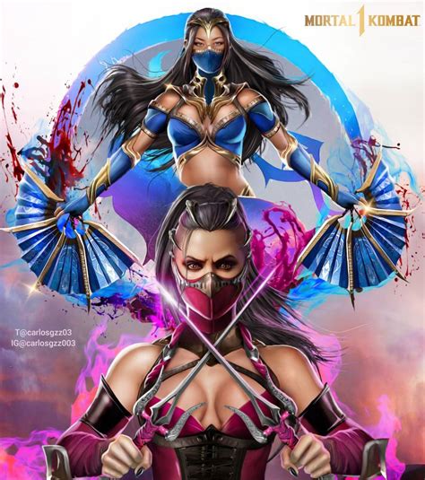 Mk1 Kitana and Mileena 2023 by Mileena1369 on DeviantArt