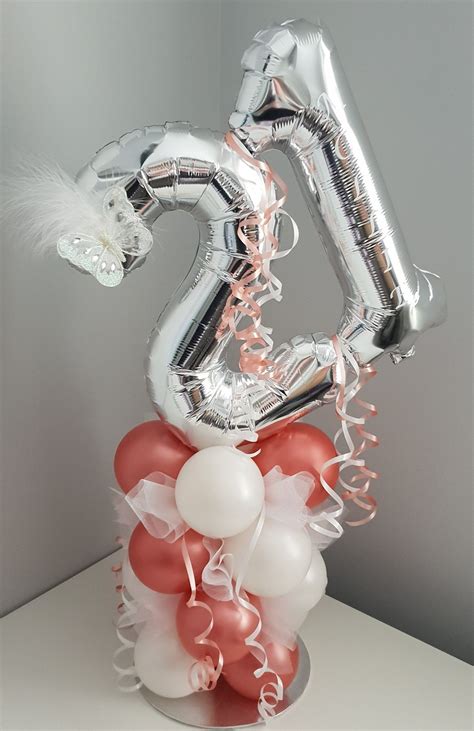 Personalise 21st Birthday Balloon | Decoracion de cumpleaños, Globos ...