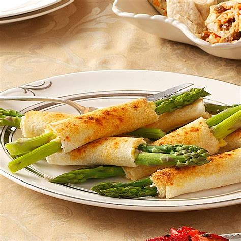 Cheese Asparagus Roll-Ups Recipe | Taste of Home