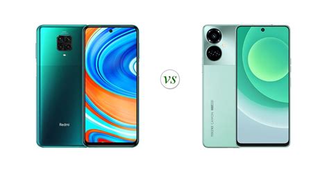 Xiaomi Redmi Note 9 Pro vs TECNO Camon 19 Pro 5G: Side by Side Specs Comparison