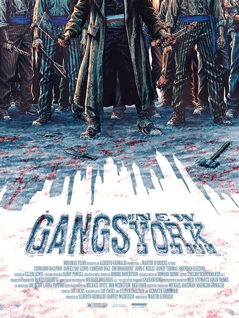 The Blot Says...: Gangs of New York Movie Poster Screen Print by Lee ...