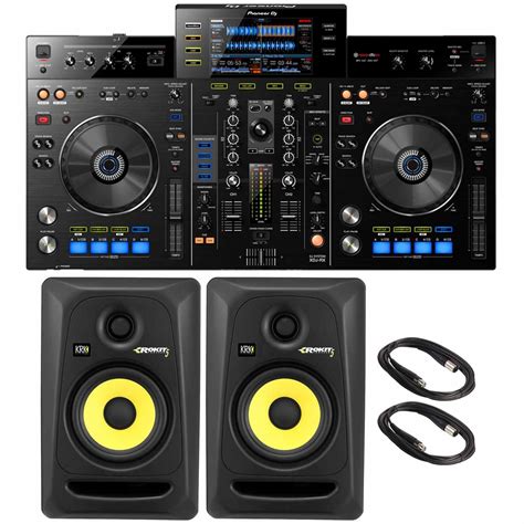 Pioneer DJ XDJ-RX Rekordbox DJ System with KRK Rokit RP5G3 5" Powered Monitor Speakers Package ...