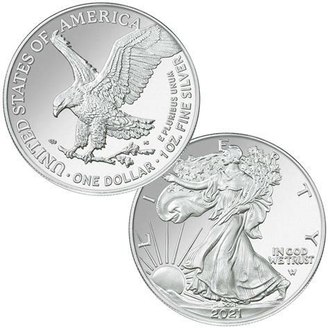 The Complete Set of 2021 American Eagle Silver Dollars