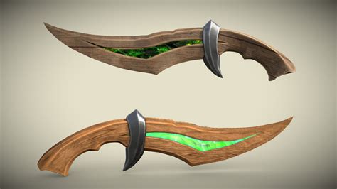 Stylized Fantasy Sword dagger PBR game ready Low - Buy Royalty Free 3D ...