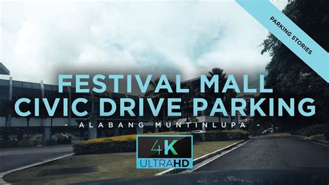 Festival Mall parking tour in Civic Drive Alabang Muntinlupa | Motorycle car park in Festival ...