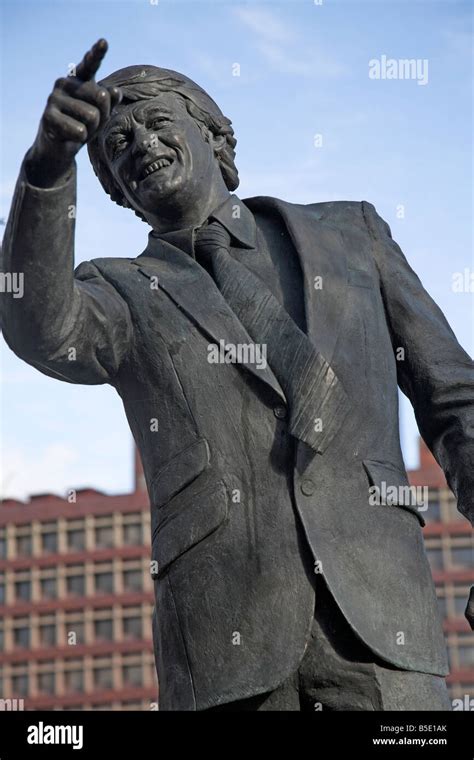 Statue of Sir Bobby Robson Ipswich Suffolk England Stock Photo - Alamy