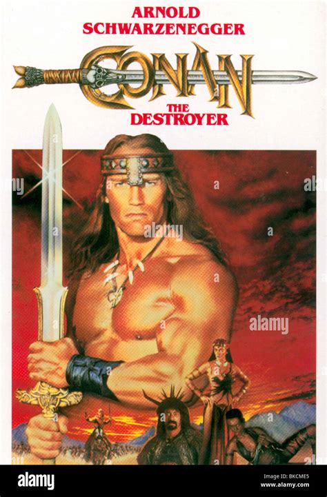 CONAN THE DESTROYER (1984) ARNOLD SCHWARZENEGGER, SARAH DOUGLAS Stock ...