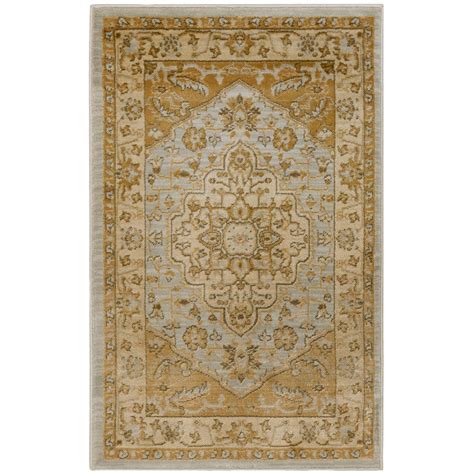 Safavieh Austin Light Grey/Gold Area Rug & Reviews | Wayfair