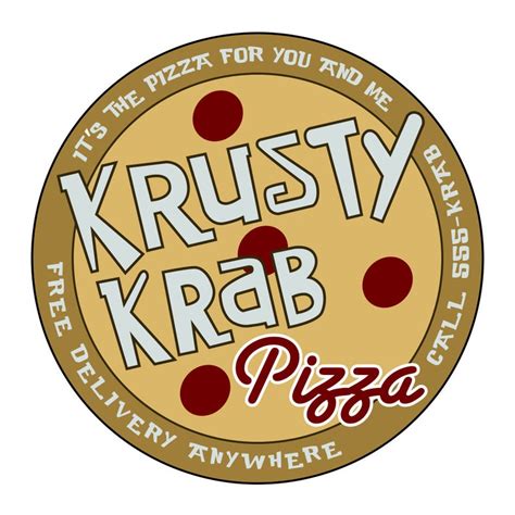 Krusty Krab Pizza Vinyl Sticker - Etsy