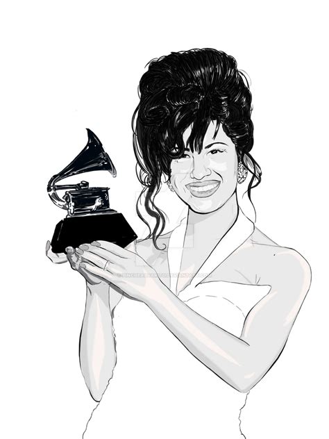 Selena Quintanilla Perez Accepting Her Grammy by pinchealvarito on DeviantArt