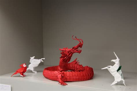 Chinese Dragon origami | Designed and folded by me. From one… | Flickr