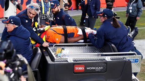 Teddy Bridgewater injury update: Broncos QB carted off, taken to ...