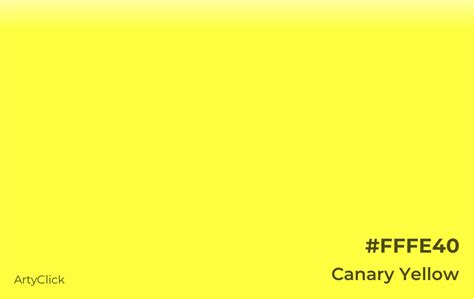 Canary Yellow Color | ArtyClick