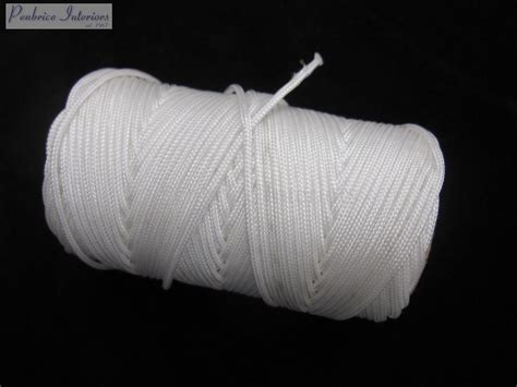 25mts Reel Of 2H Regency Nylon Roman Blind Cord Strong 1mm Thin Blind Cord