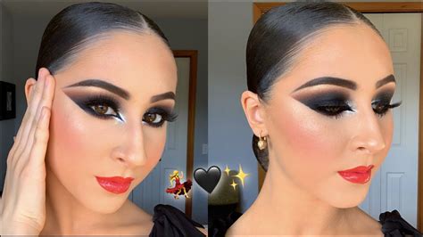 Dancesport Black Smokey Eyes *DRAMATIC* - YouTube