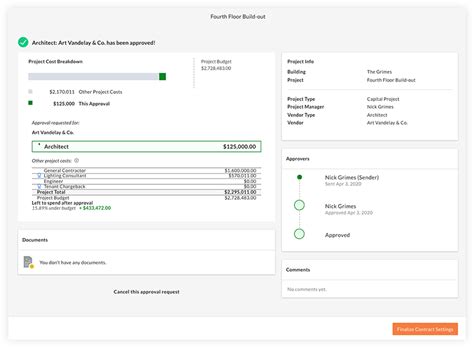 How do contract approvals work in Portfolio Financials? - Procore