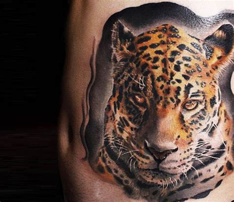 Leopard Head tattoo by Jackson Tattoo | Post 17209 | Leopard tattoos ...