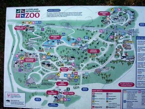 Cleveland Metropark Zoo Map - Map Of Italy