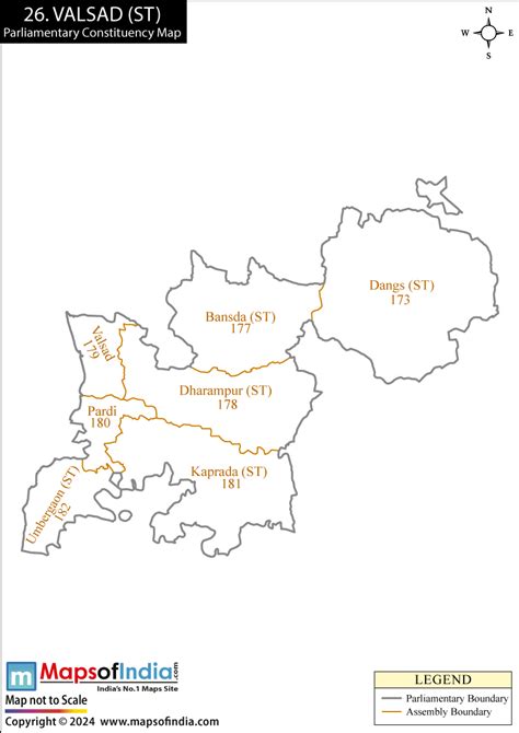 Valsad Parliamentary Constituency Map, Election Results and Winning MP