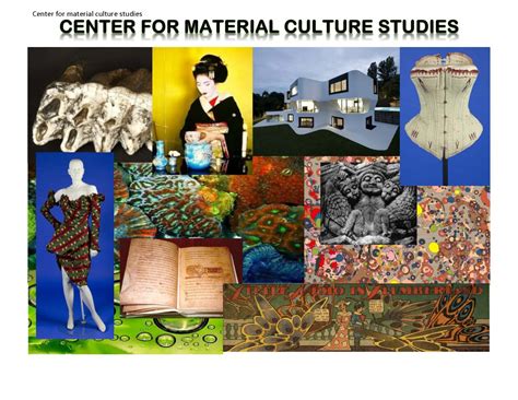 Center for Material Culture Studies (CMCS) Working Group | Humanities ...