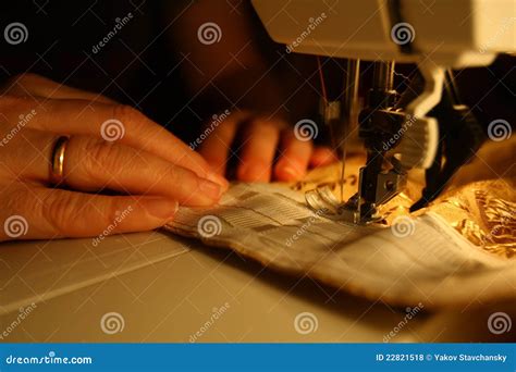 Seamstress stock photo. Image of sewing, factory, hands - 22821518