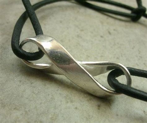 Sterling Silver Infinity Bracelet- Mobius Strip Jewelry- Solid Heavy ...