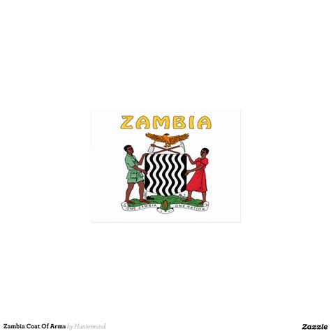 Zambia Coat Of Arms Postcard | Zazzle