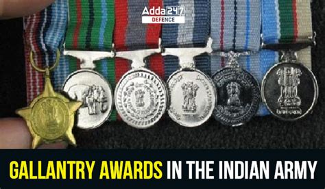 Gallantry Awards in Indian Army, Important for CDS and NDA