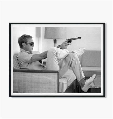 Steve McQueen print Steve McQueen poster Mens poster Steve | Etsy