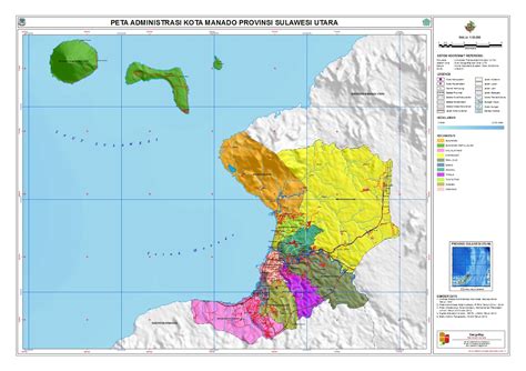 Peta Sulawesi: Peta Kota Manado