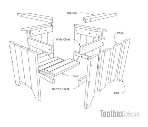 Small DIY Wooden Planter Box - ToolBox Divas