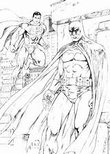 Batman And Superman Coloring Pages sketch template