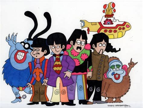 The beatles yellow submarine cartoon - atilatodays